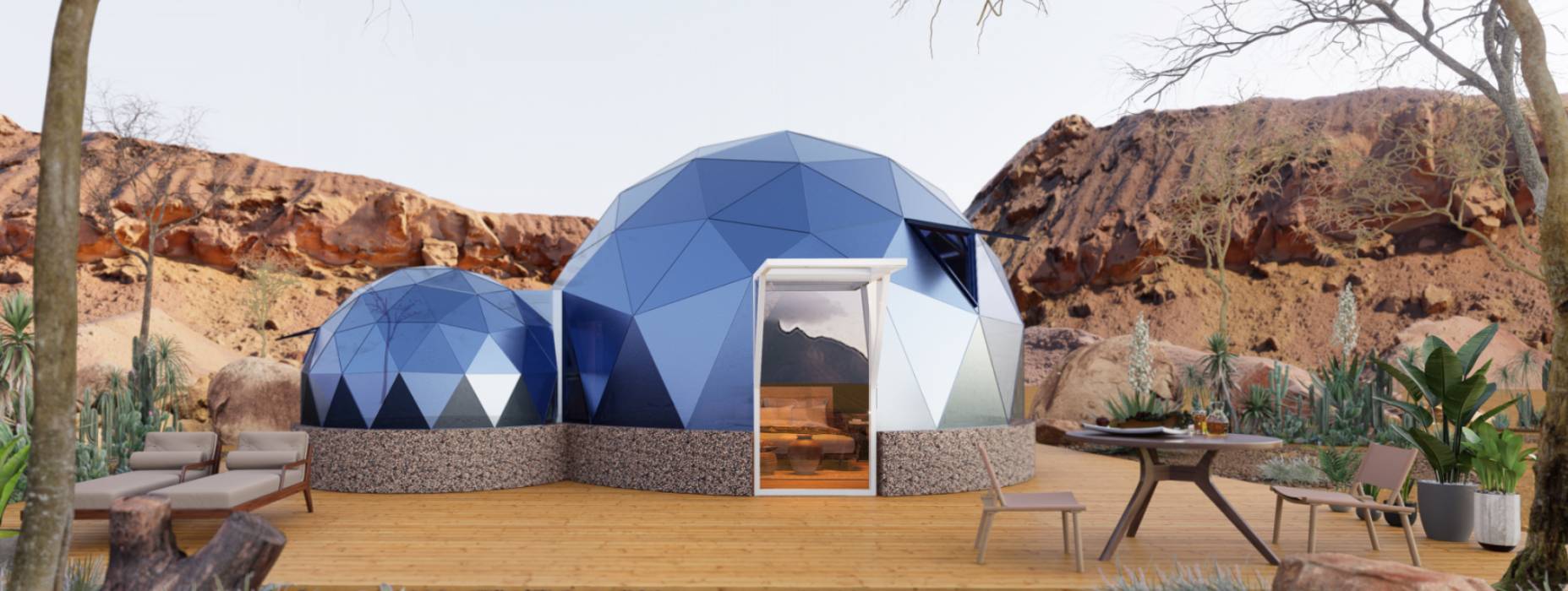 沭阳县球形智能光伏玻璃星空房